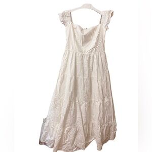 Reformation White Maxi Dress